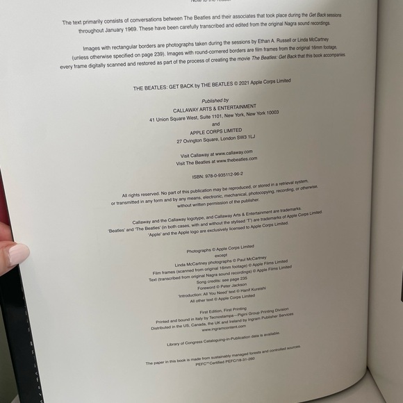 The Beatles Get Back Book (hardcover) First Edition 2021 - Picture 10 of 16